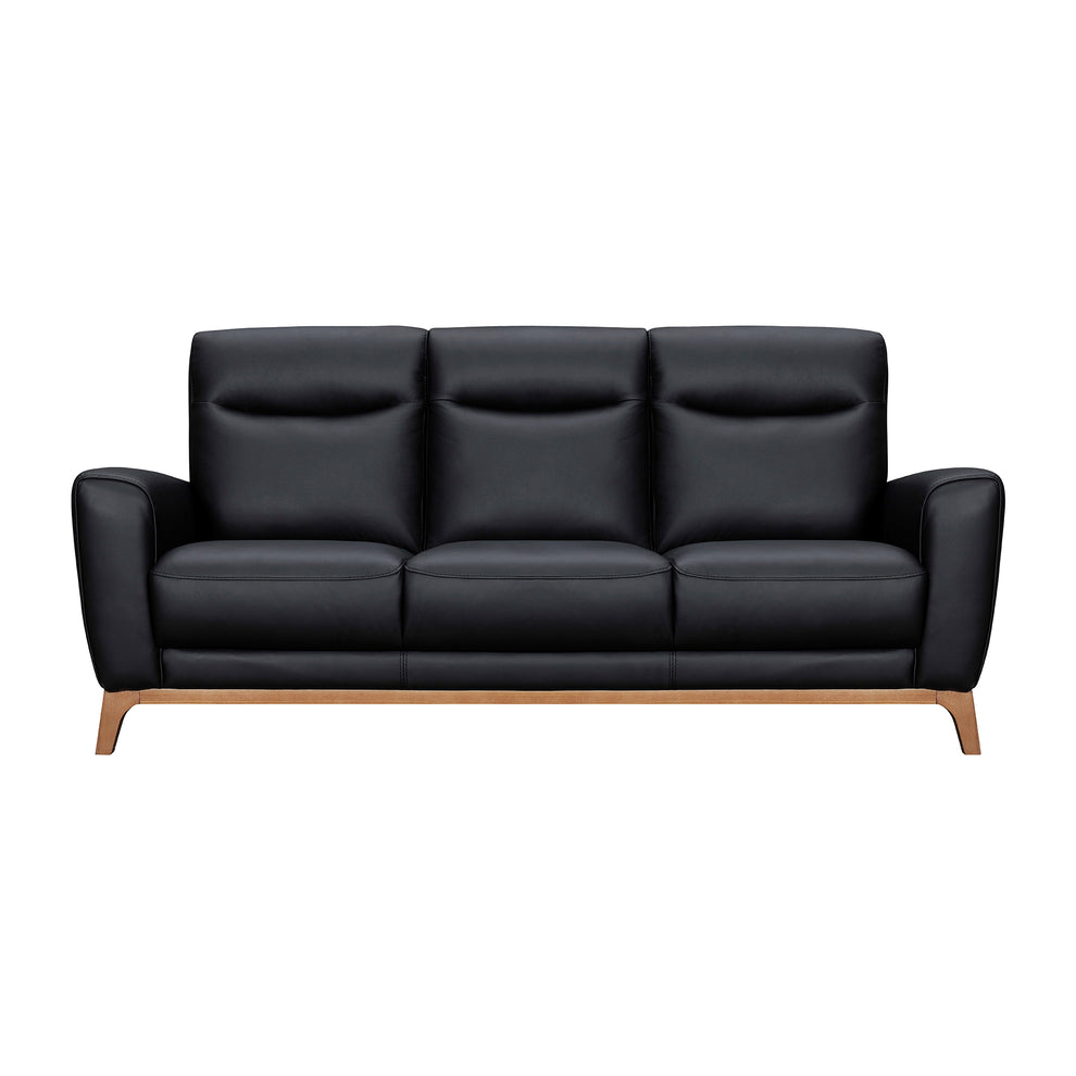 Greyson 83" Dove Gray Leather Sofa By Armen Living | Sofas | Modishstore - 11