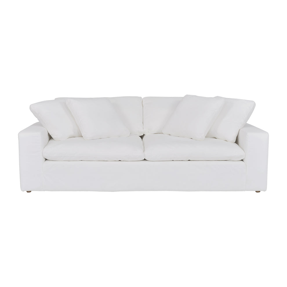 Liberty 96.5" Upholstered Sofa in Slate Gray By Armen Living | Sofas | Modishstore - 10
