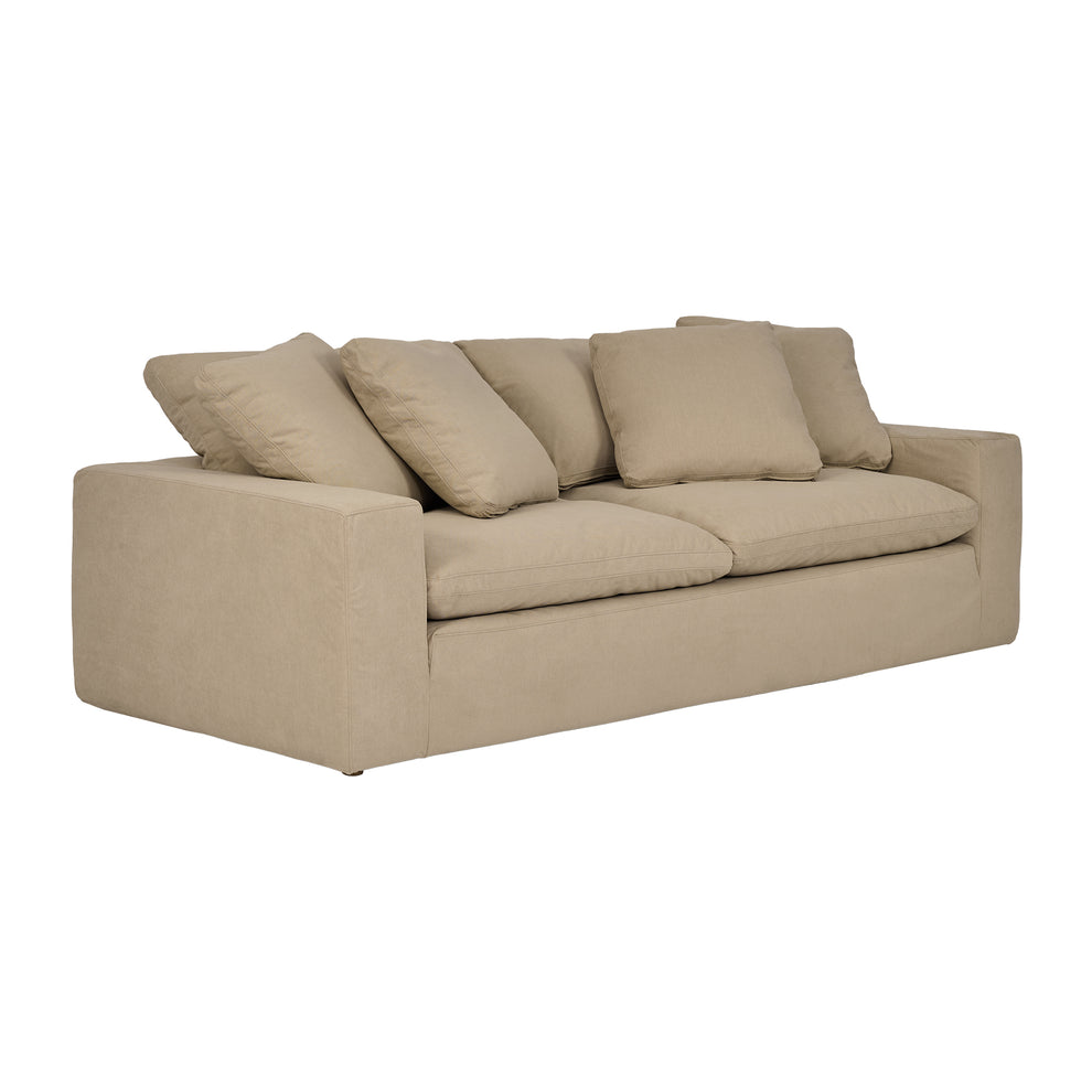 Liberty 96.5" Upholstered Sofa in Slate Gray By Armen Living | Sofas | Modishstore - 19