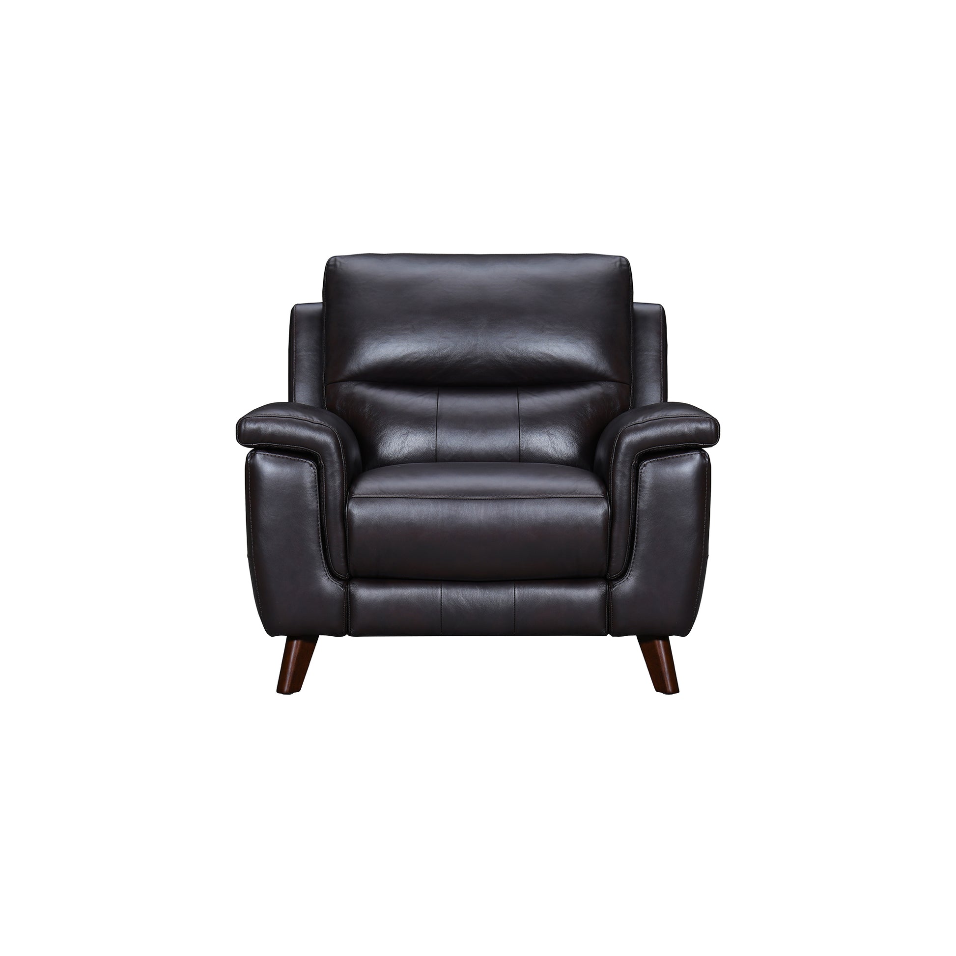 Lizette Brown Leather Power Recliner with USB By Armen Living | Recliners | Modishstore - 3