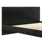 Petra King Platform Wood Bed Frame in Black Finish By Armen Living | Beds | Modishstore - 12