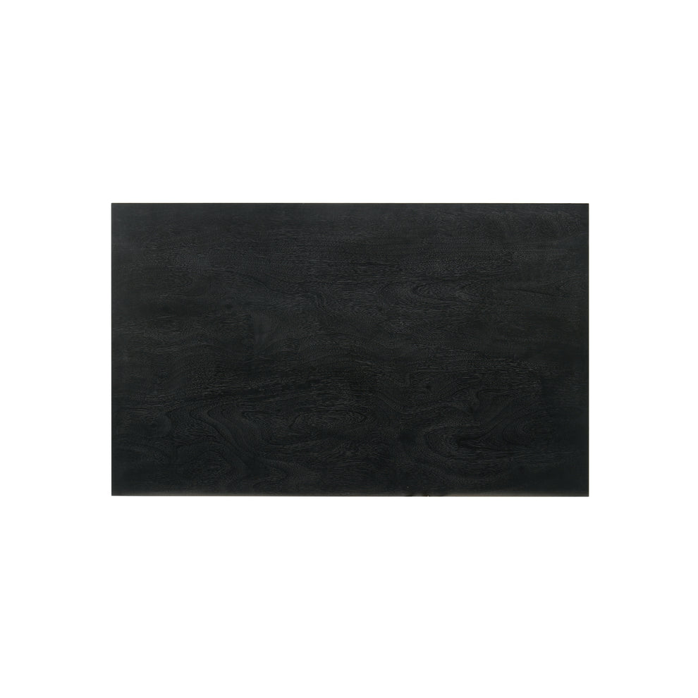 Petra Queen Platform Wood Bed Frame in Black Finish By Armen Living | Beds | Modishstore - 8