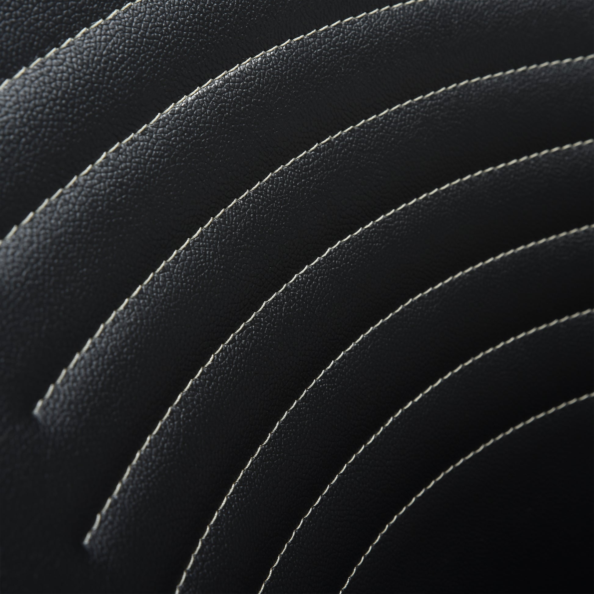 Rocco Upholstered Dining Chair in Taupe Gray and Black Faux Leather with Black Metal Legs - Set of 2 By Armen Living | Dining Chairs | Modishstore - 10