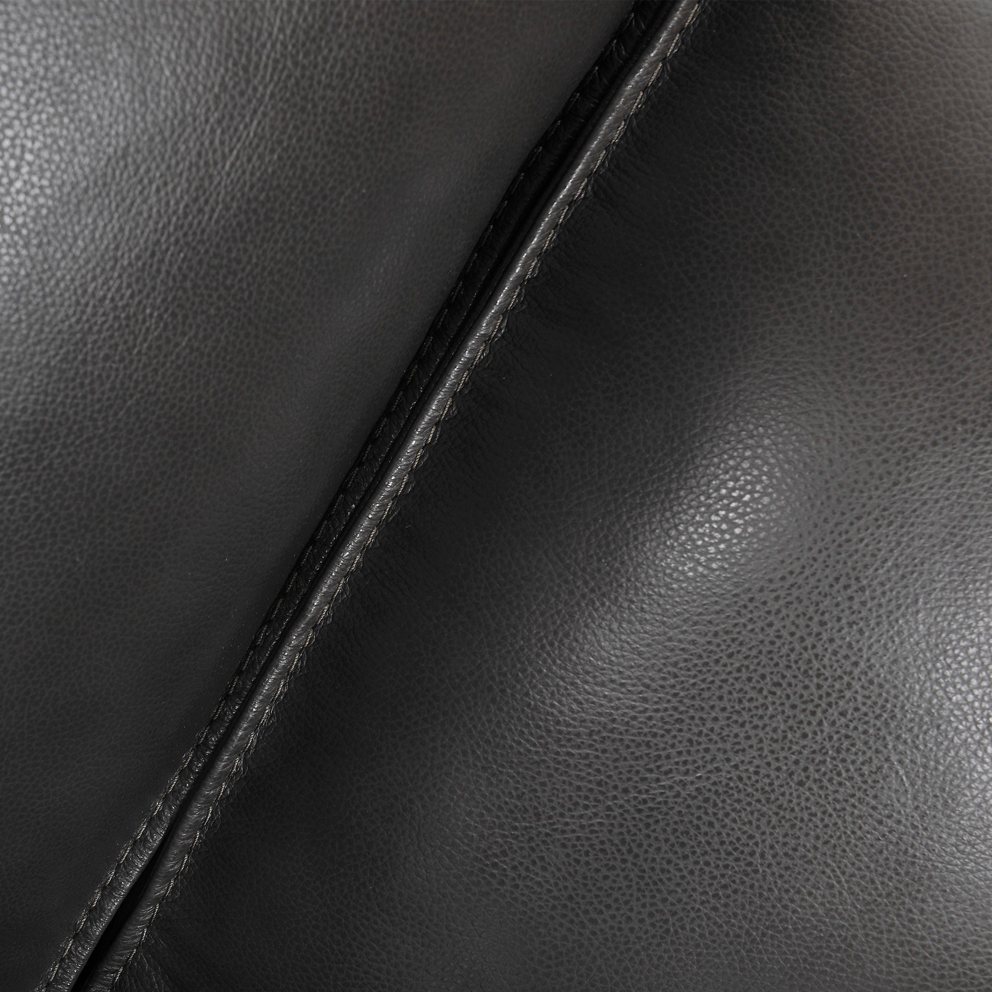 Summit 3 Piece Pewter Leather Sectional Sofa By Armen Living | Sectional | Modishstore - 9