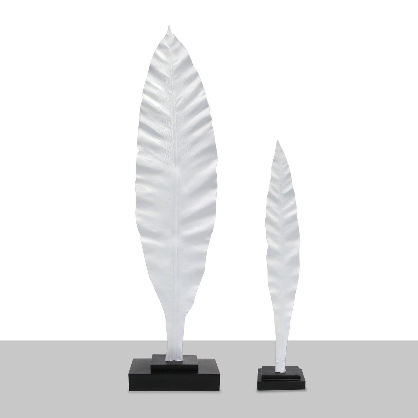 Leaf Sculpture 21.75"H, Set of 2 By Gold Leaf | Sculptures | Modishstore - 6
