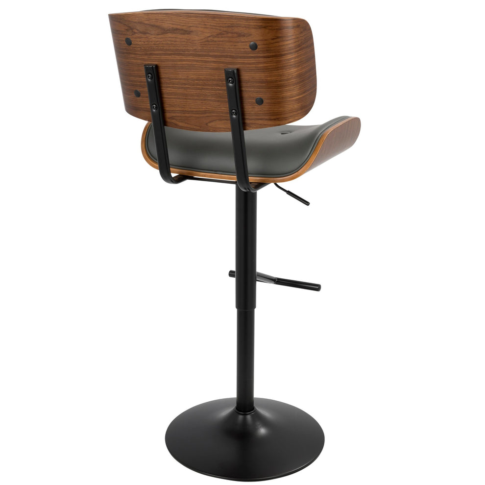 Lombardi Adjustable Barstool - Set of 2 Cream By LumiSource | Bar Stools | Modishstore - 8