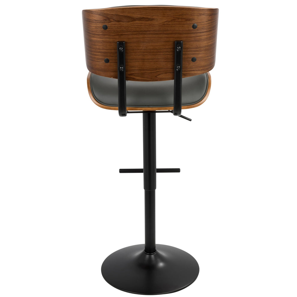 Lombardi Adjustable Barstool - Set of 2 Cream By LumiSource | Bar Stools | Modishstore - 10