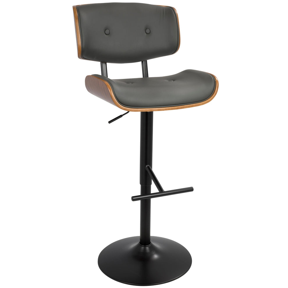 Lombardi Adjustable Barstool - Set of 2 Cream By LumiSource | Bar Stools | Modishstore - 13