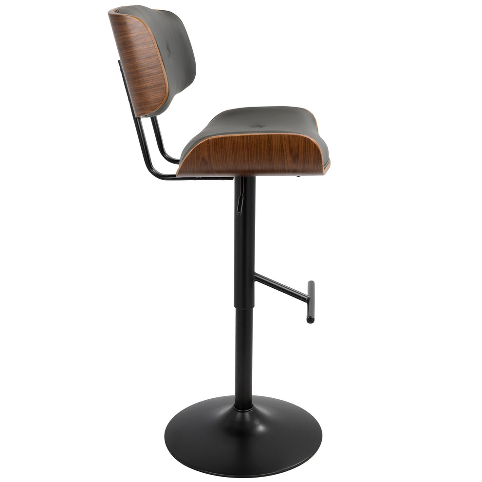 Lombardi Adjustable Barstool - Set of 2 Cream By LumiSource | Bar Stools | Modishstore - 14