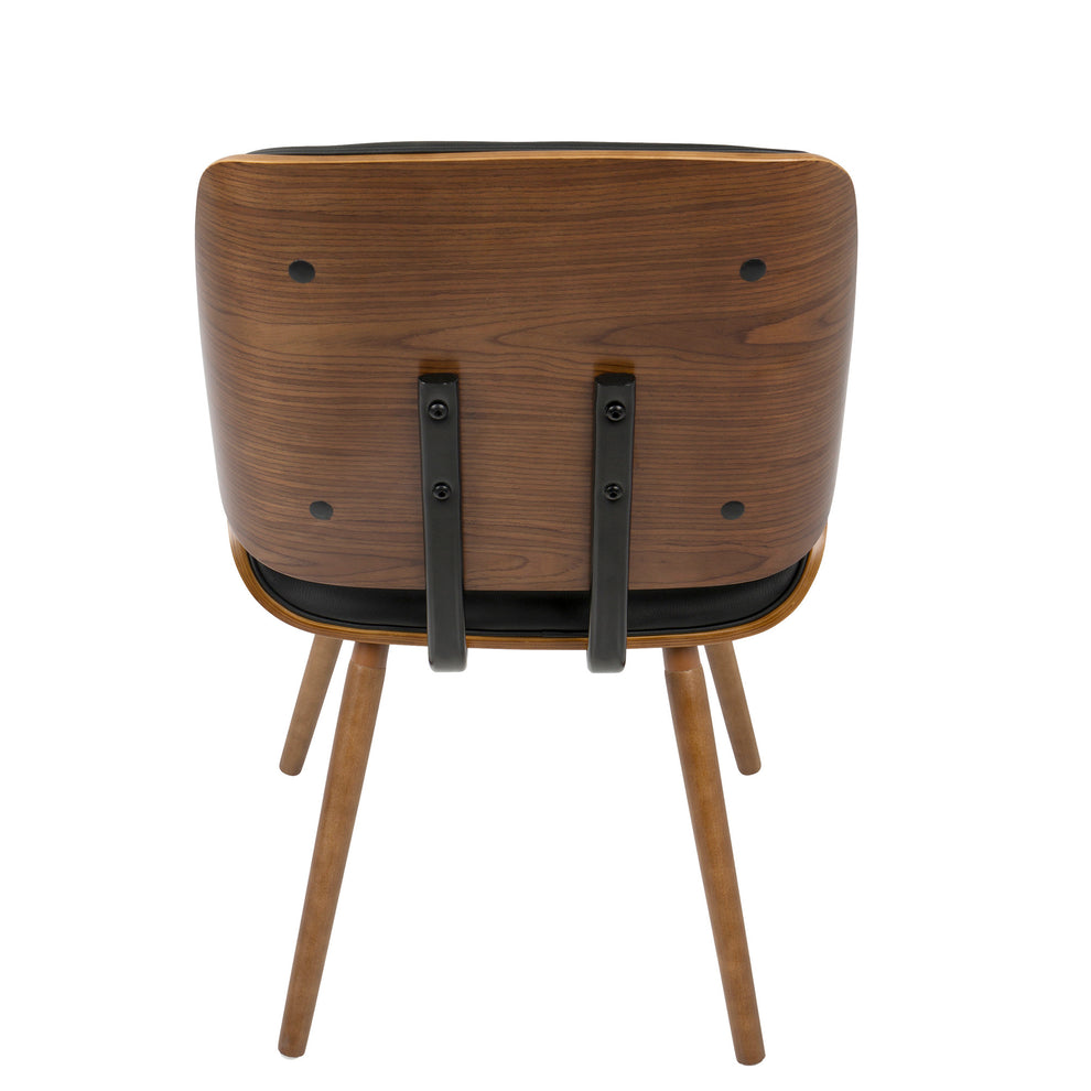 Lombardi Chair - Set of 2 By LumiSource - CH-LMB WL+BK2 | Dining Chairs | Modishstore - 7