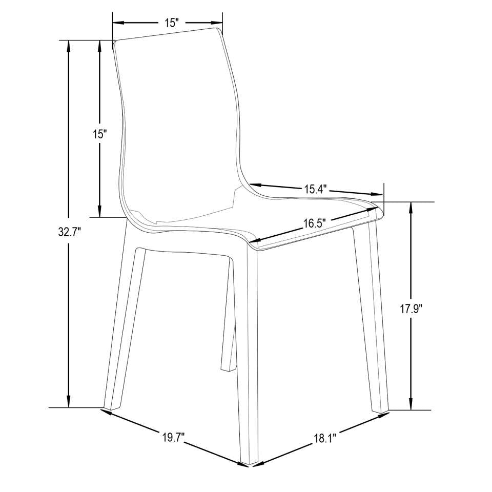 Leisuremod Marsden Modern Dining Side Chair With Beech Wood Legs | Dining Chairs | Modishstore - 21