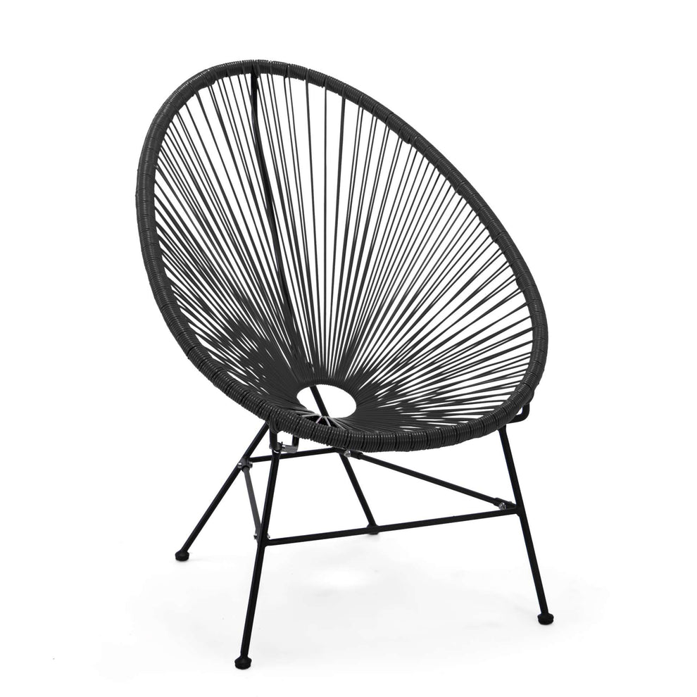 LeisureMod Montara 3 Piece Outdoor Lounge Patio Chair With Glass Top Table | Outdoor Chairs | Modishstore - 12