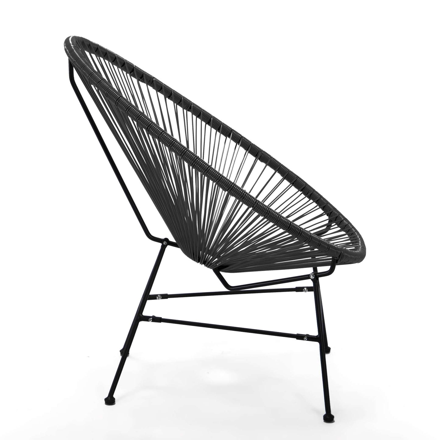 LeisureMod Montara 3 Piece Outdoor Lounge Patio Chair With Glass Top Table | Outdoor Chairs | Modishstore - 11