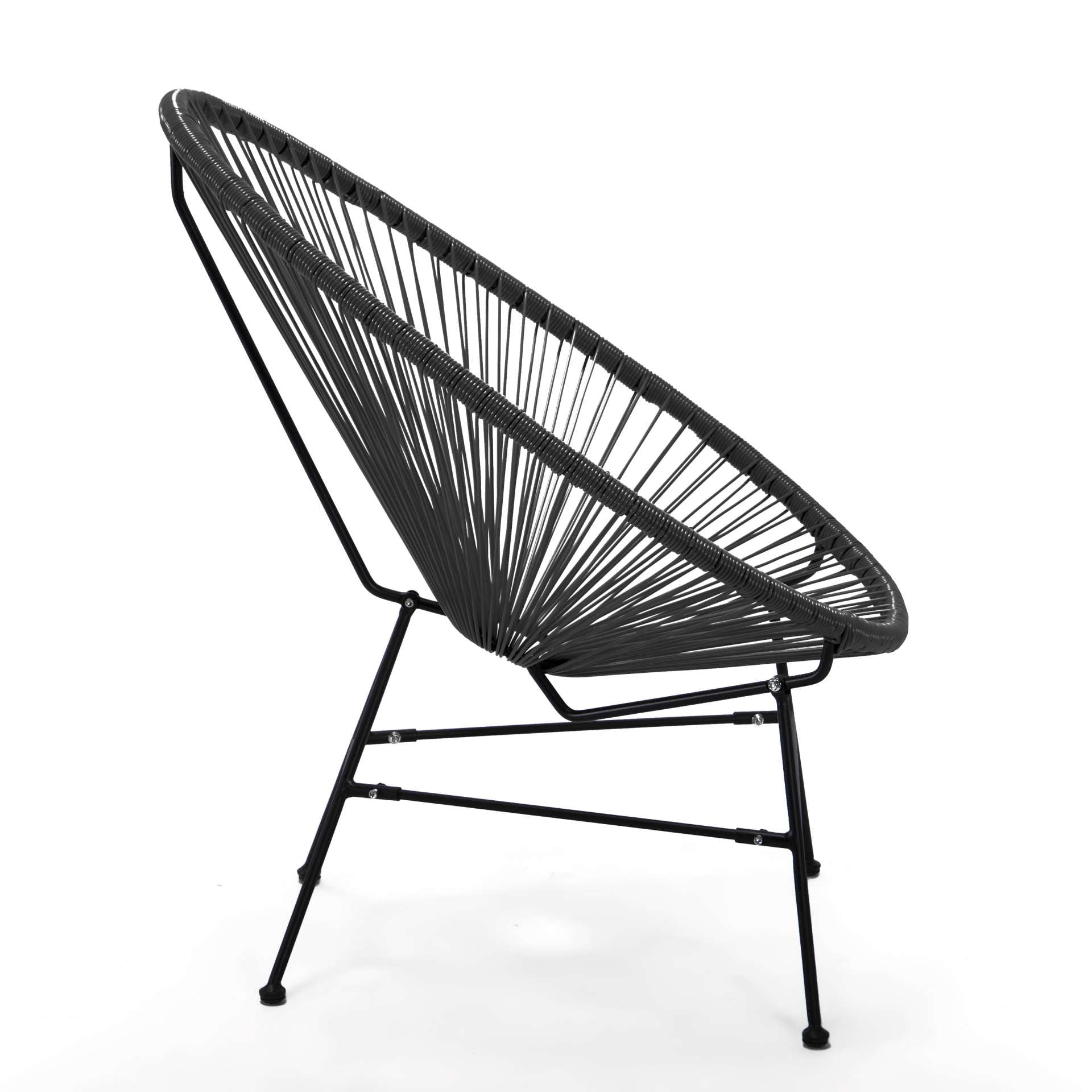 LeisureMod Montara 3 Piece Outdoor Lounge Patio Chair With Glass Top Table | Outdoor Chairs | Modishstore - 11