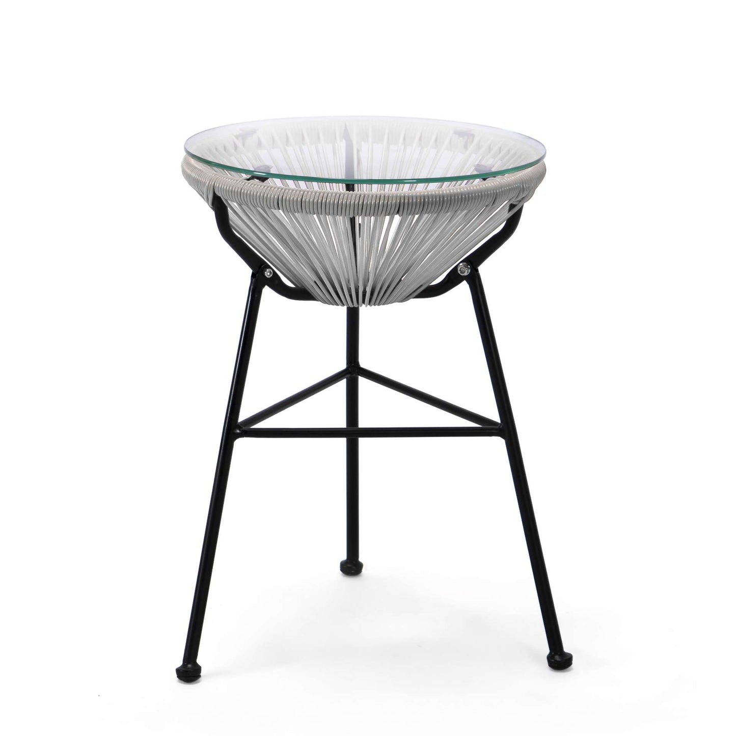 LeisureMod Montara 3 Piece Outdoor Lounge Patio Chair With Glass Top Table | Outdoor Chairs | Modishstore - 43