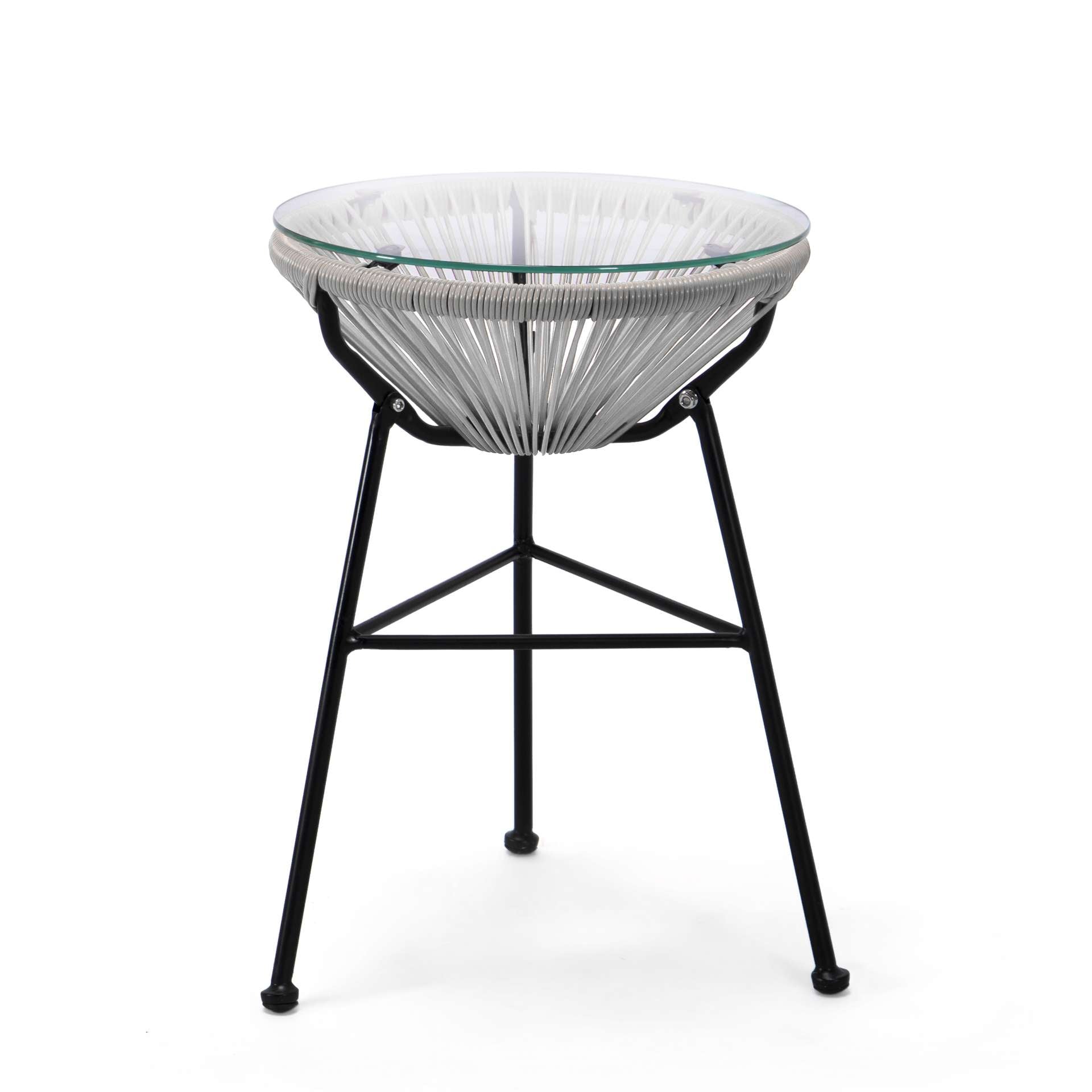 LeisureMod Montara 3 Piece Outdoor Lounge Patio Chair With Glass Top Table | Outdoor Chairs | Modishstore - 43