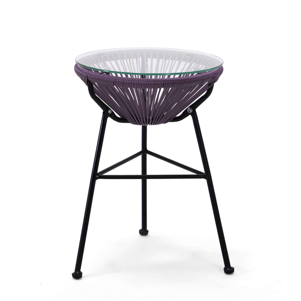 LeisureMod Montara 3 Piece Outdoor Lounge Patio Chair With Glass Top Table | Outdoor Chairs | Modishstore - 58