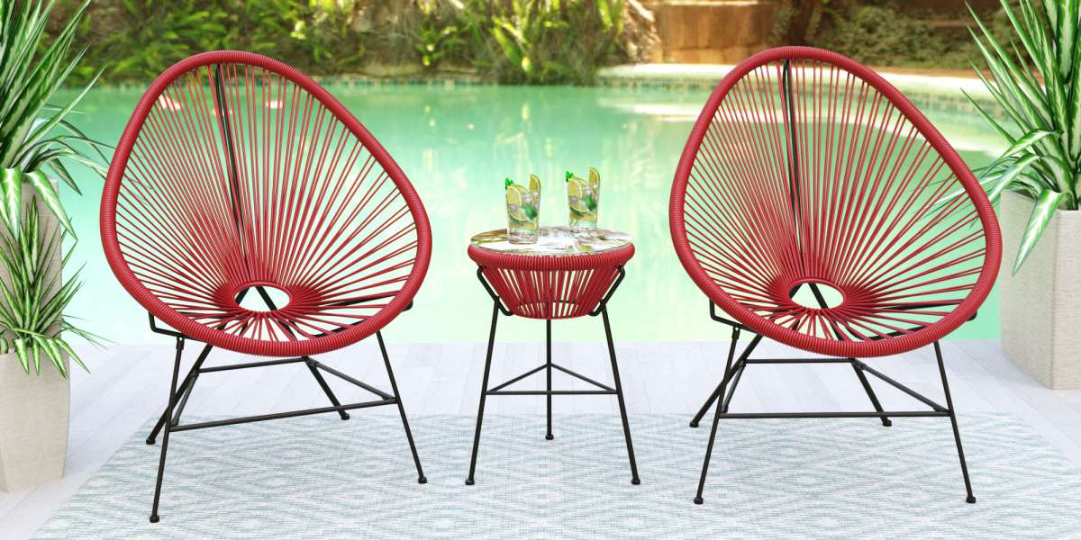 LeisureMod Montara 3 Piece Outdoor Lounge Patio Chair With Glass Top Table | Outdoor Chairs | Modishstore - 61