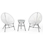 LeisureMod Montara 3 Piece Outdoor Lounge Patio Chair With Glass Top Table | Outdoor Chairs | Modishstore - 78