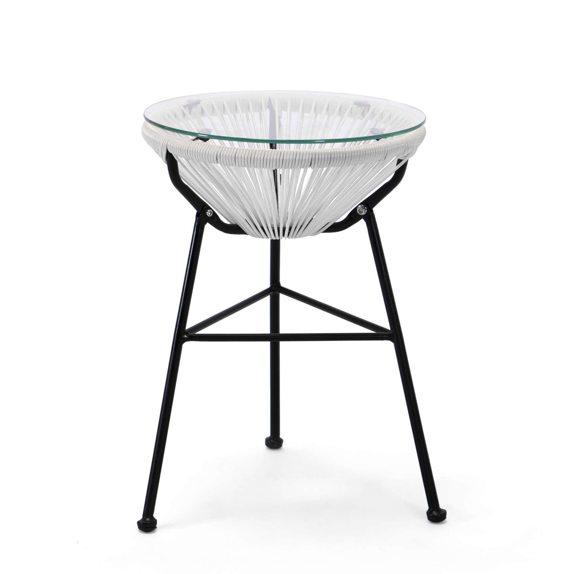 LeisureMod Montara 3 Piece Outdoor Lounge Patio Chair With Glass Top Table | Outdoor Chairs | Modishstore - 87