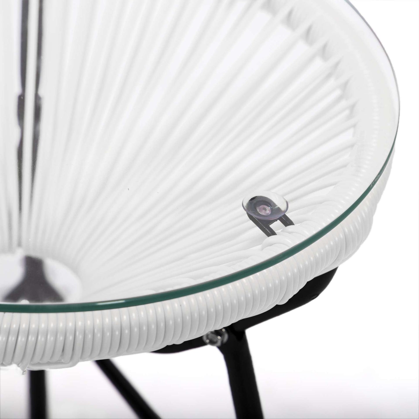 LeisureMod Montara 3 Piece Outdoor Lounge Patio Chair With Glass Top Table | Outdoor Chairs | Modishstore - 85