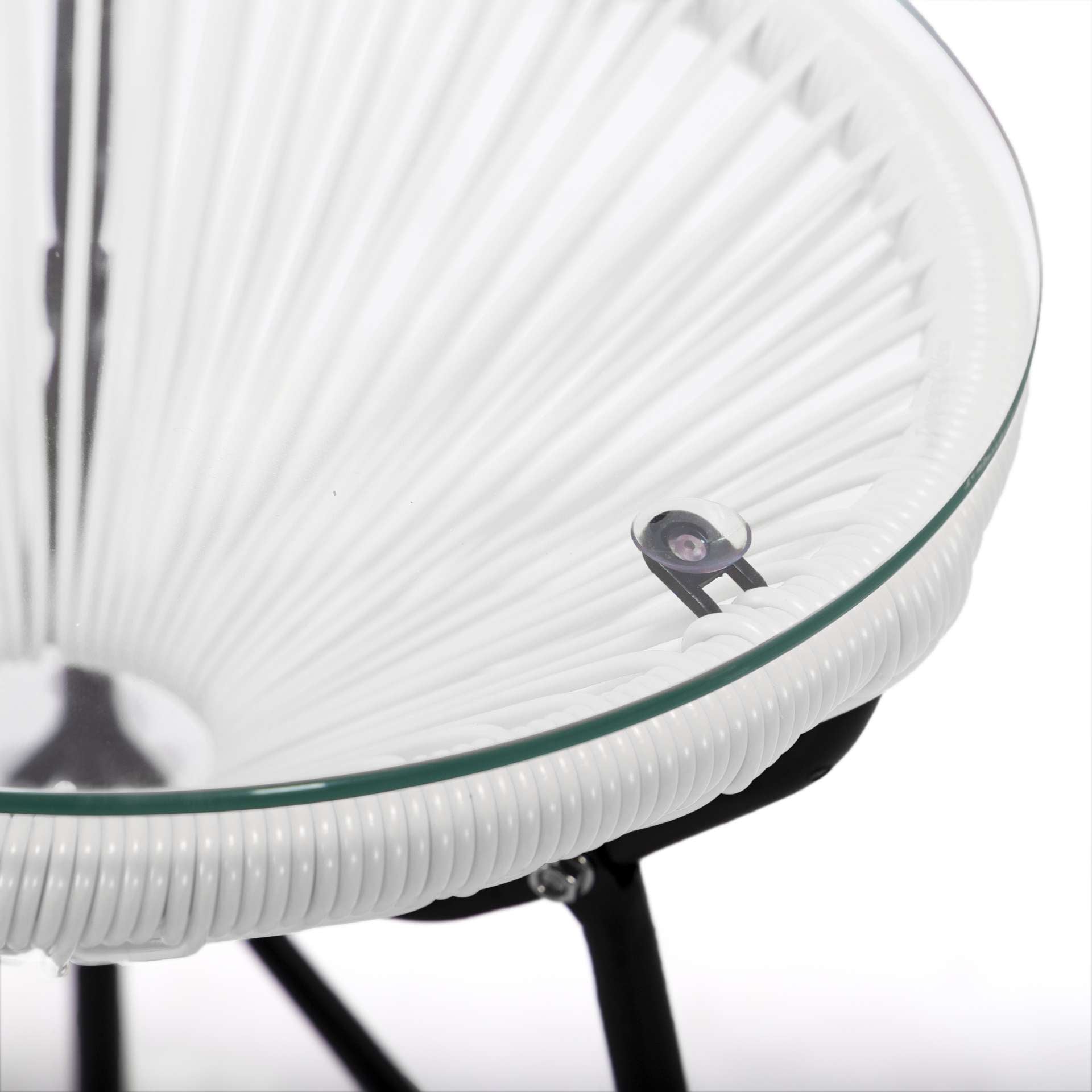 LeisureMod Montara 3 Piece Outdoor Lounge Patio Chair With Glass Top Table | Outdoor Chairs | Modishstore - 85