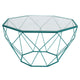 LeisureMod Malibu Large Modern Octagon Glass Top Coffee Table With Geometric Base | Coffee Tables | Modishstore - 26