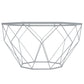 LeisureMod Malibu Large Modern Octagon Glass Top Coffee Table With Geometric Base | Coffee Tables | Modishstore - 12