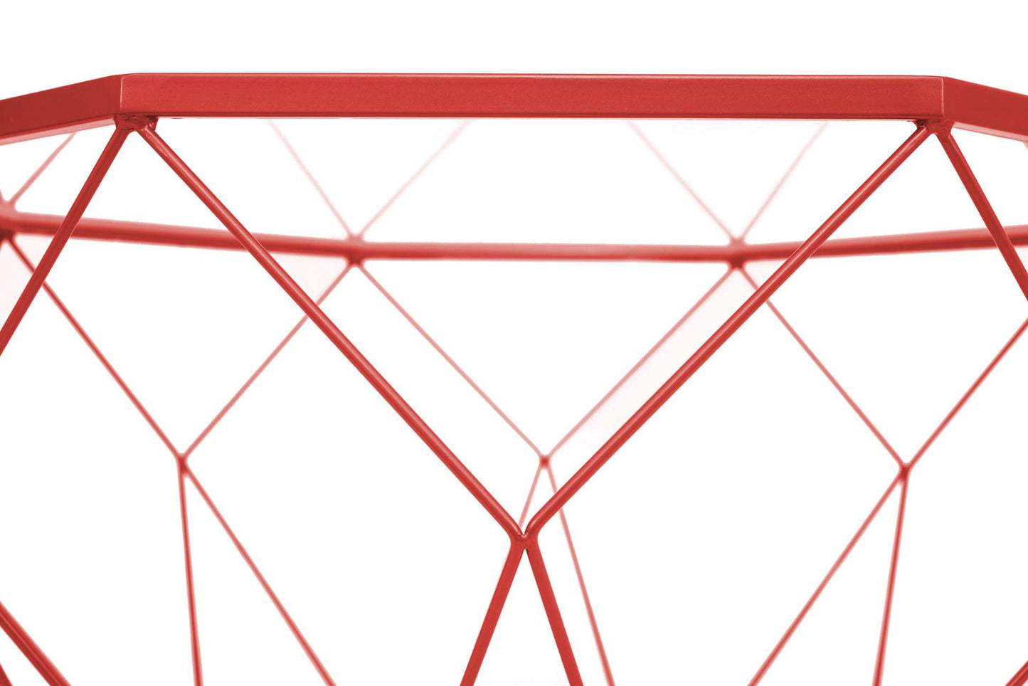 LeisureMod Malibu Large Modern Octagon Glass Top Coffee Table With Geometric Base | Coffee Tables | Modishstore - 15