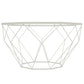 LeisureMod Malibu Large Modern Octagon Glass Top Coffee Table With Geometric Base | Coffee Tables | Modishstore - 24
