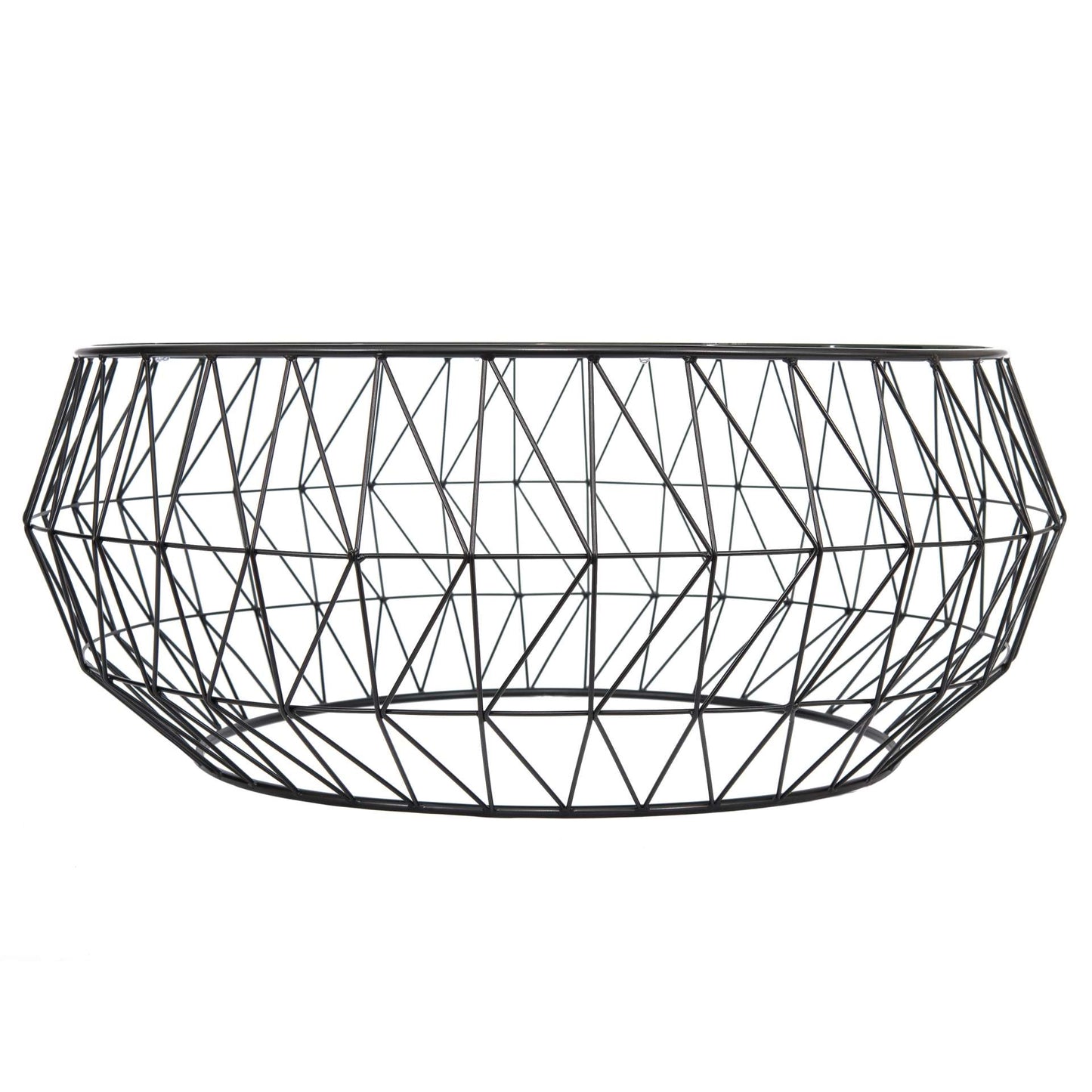LeisureMod Malibu Modern Round Glass Top Coffee Table With Metal Base | Coffee Tables | Modishstore - 12