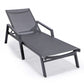 LeisureMod Marlin Modern Aluminum Outdoor Patio Chaise Lounge Chair With Arms Set of 2 - MLABLCF21-77BL2 | Outdoor Chaise Lounges | Modishstore - 8