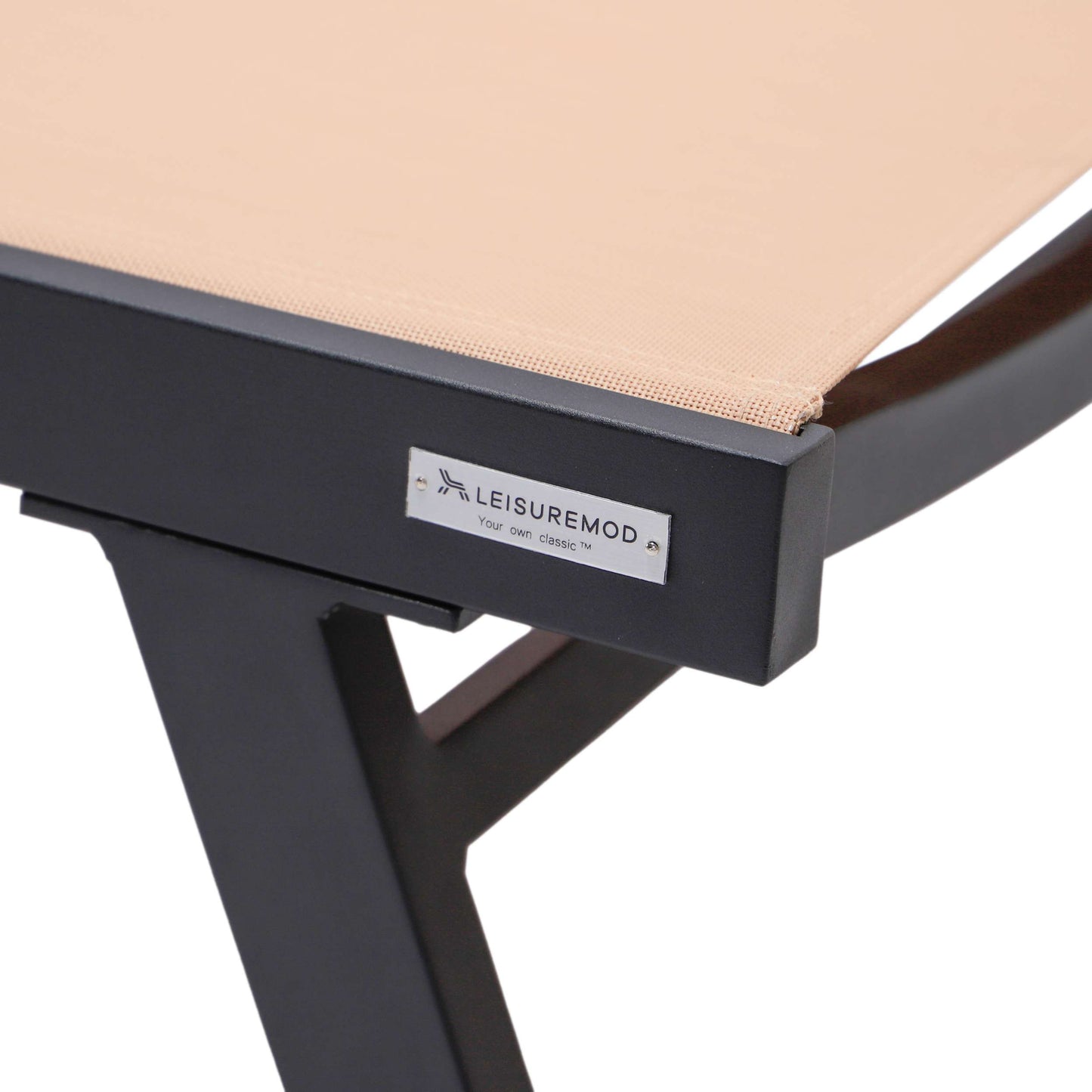 LeisureMod Marlin Modern Aluminum Outdoor Patio Chaise Lounge Chair With Arms Set of 2 - MLABLCF21-77BL2 | Outdoor Chaise Lounges | Modishstore - 57