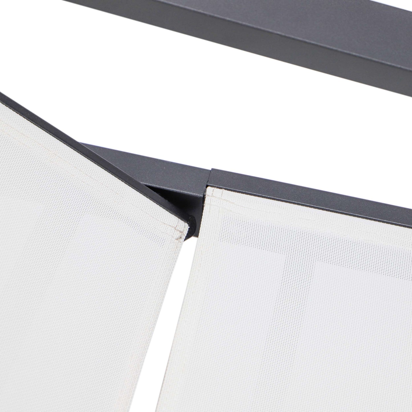 LeisureMod Marlin Modern Black Aluminum Outdoor Patio Chaise Lounge Chair - MLABLCF21-77BL | Outdoor Chaise Lounges | Modishstore - 123