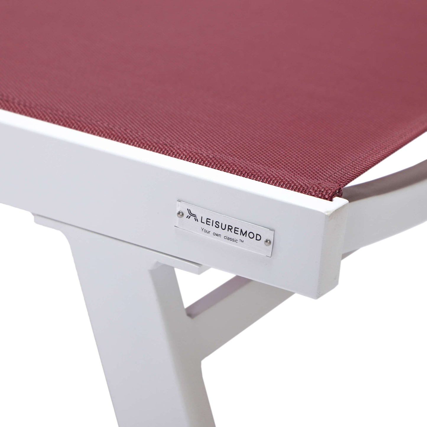 LeisureMod Marlin Modern Aluminum Outdoor Patio Chaise Lounge Chair With Arms Set of 2 - MLAWCF21-77BL2 | Outdoor Chaise Lounges | Modishstore - 34