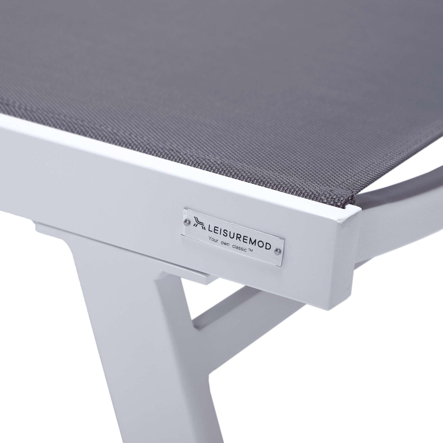 LeisureMod Marlin Modern Aluminum Outdoor Patio Chaise Lounge Chair With Arms Set of 2 - MLAWCF21-77BL2 | Outdoor Chaise Lounges | Modishstore - 56