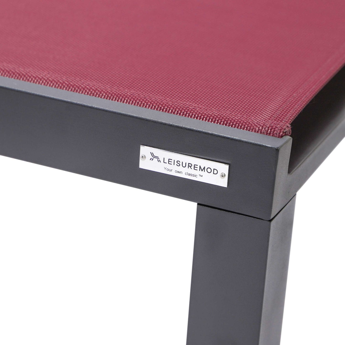 LeisureMod Marlin Modern Aluminum Outdoor Patio Chaise Lounge Chair Set of 2 - MLBLCF21-77BRG2 | Outdoor Chaise Lounges | Modishstore - 11