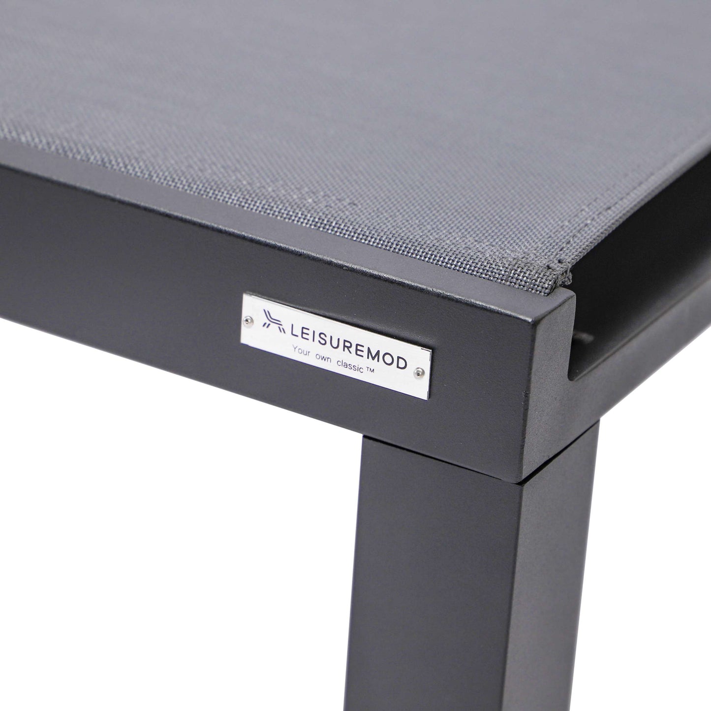 LeisureMod Marlin Modern Aluminum Outdoor Patio Chaise Lounge Chair Set of 2 - MLBLCF21-77BRG2 | Outdoor Chaise Lounges | Modishstore - 27