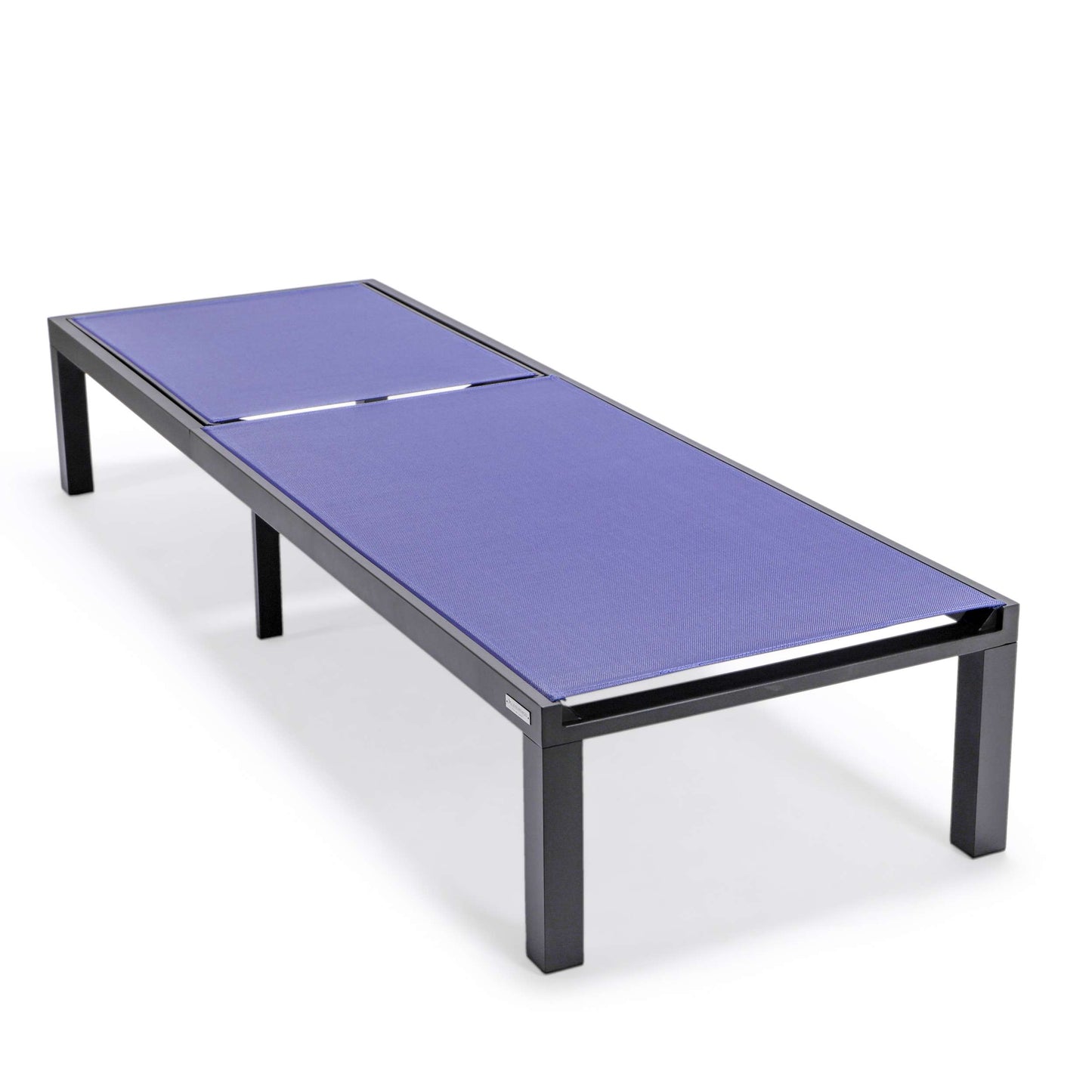 LeisureMod Marlin Modern Aluminum Outdoor Patio Chaise Lounge Chair Set of 2 - MLBLCF21-77BRG2 | Outdoor Chaise Lounges | Modishstore - 72