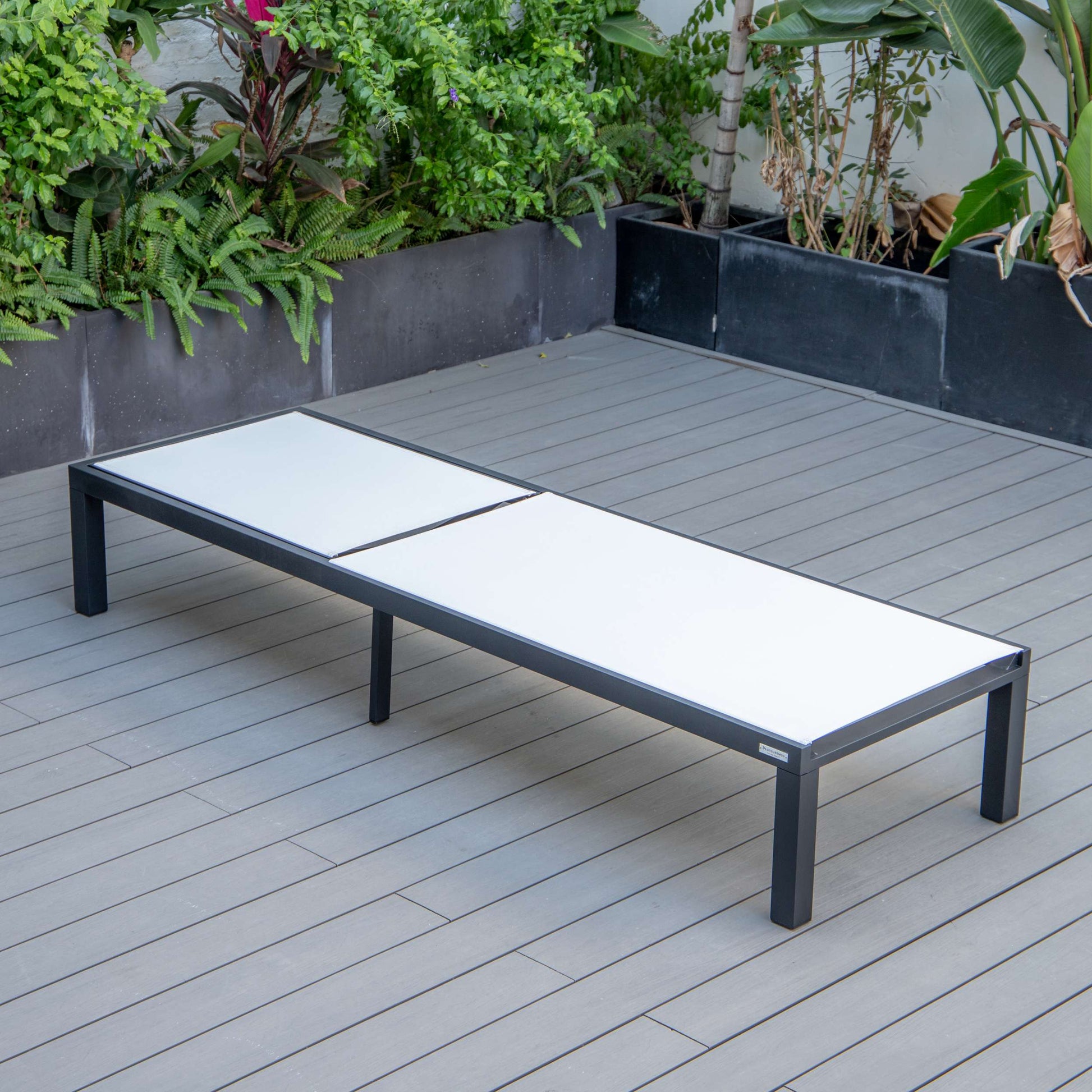 LeisureMod Marlin Modern Aluminum Outdoor Patio Chaise Lounge Chair Set of 2 - MLBLCF21-77BRG2 | Outdoor Chaise Lounges | Modishstore - 97