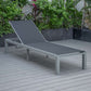LeisureMod Marlin Modern Grey Aluminum Outdoor Patio Chaise Lounge Chair - MLGRCF21-77BL | Outdoor Chaise Lounges | Modishstore - 10