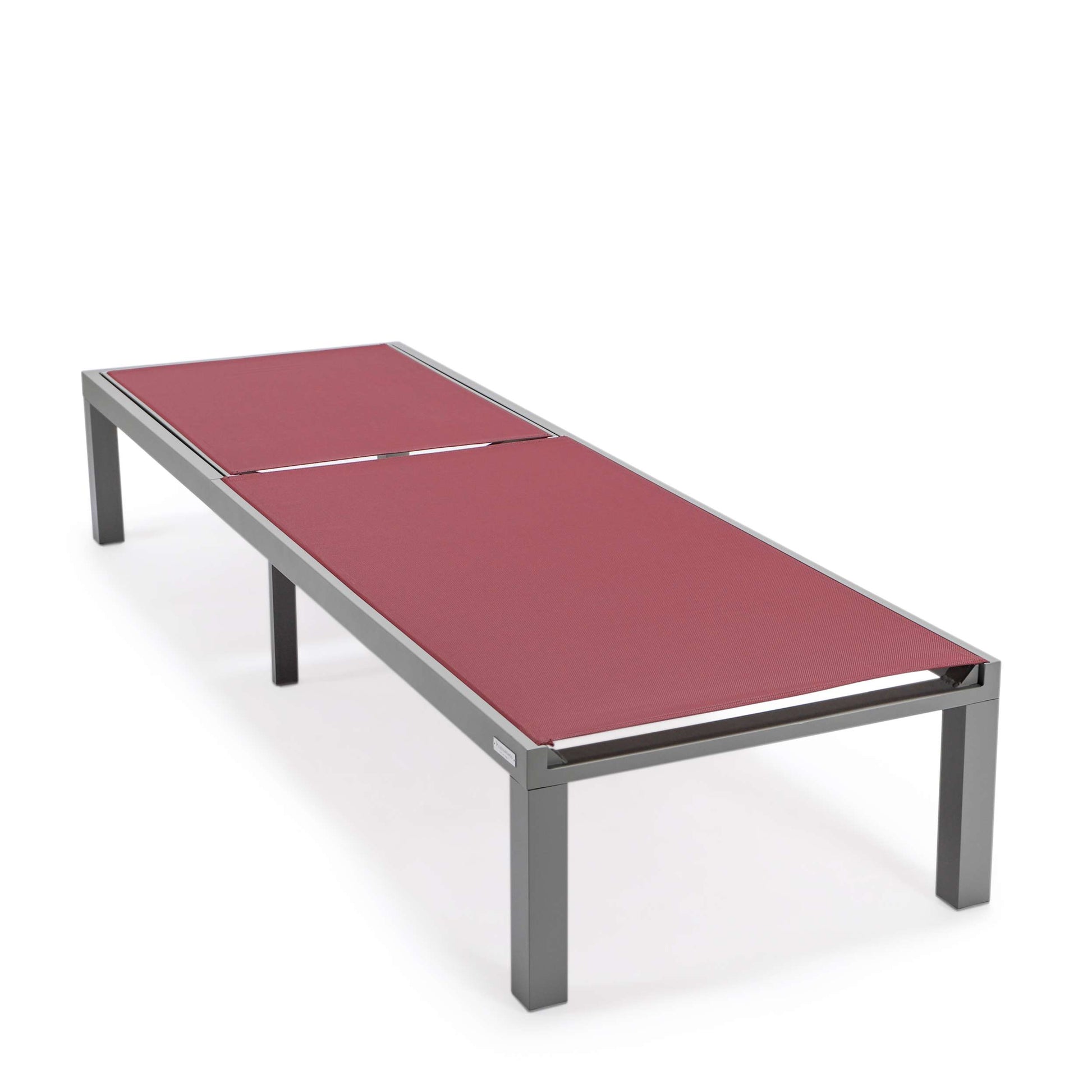 LeisureMod Marlin Modern Grey Aluminum Outdoor Patio Chaise Lounge Chair - MLGRCF21-77BL | Outdoor Chaise Lounges | Modishstore - 29