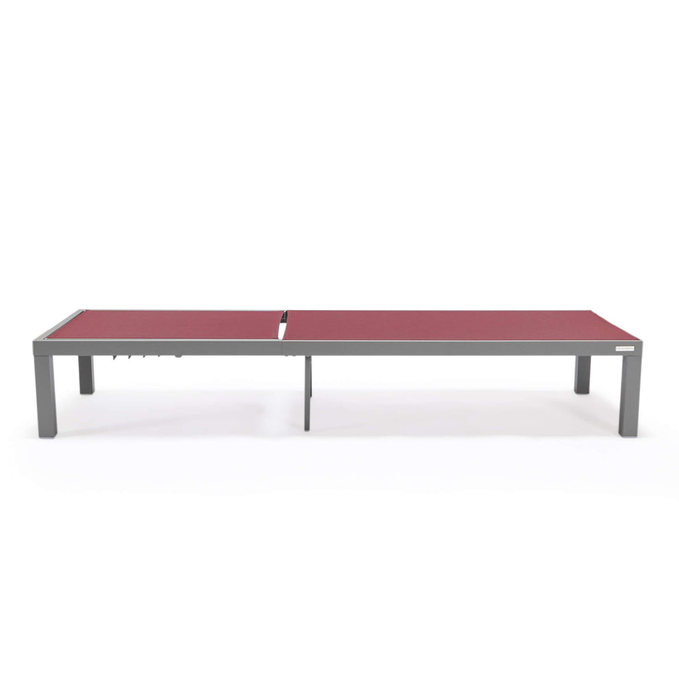 LeisureMod Marlin Modern Grey Aluminum Outdoor Patio Chaise Lounge Chair - MLGRCF21-77BL | Outdoor Chaise Lounges | Modishstore - 27