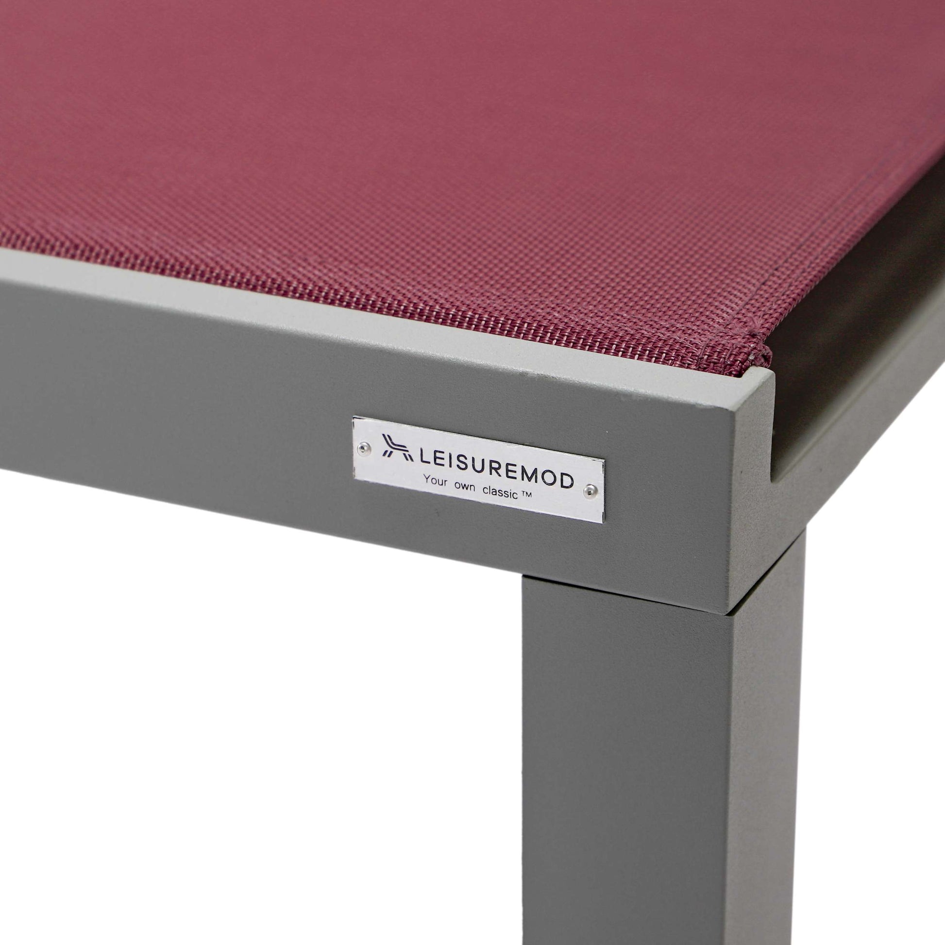 LeisureMod Marlin Modern Grey Aluminum Outdoor Patio Chaise Lounge Chair - MLGRCF21-77BL | Outdoor Chaise Lounges | Modishstore - 37