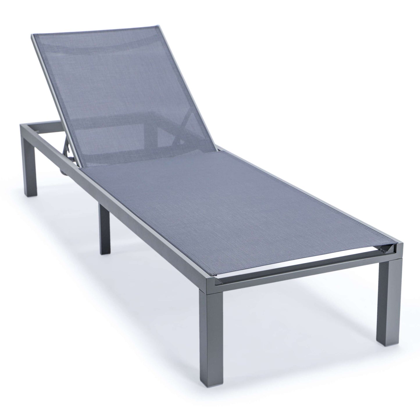 LeisureMod Marlin Modern Aluminum Outdoor Patio Chaise Lounge Chair Set of 2 - MLGRCF21-77BL2 | Outdoor Chaise Lounges | Modishstore - 47