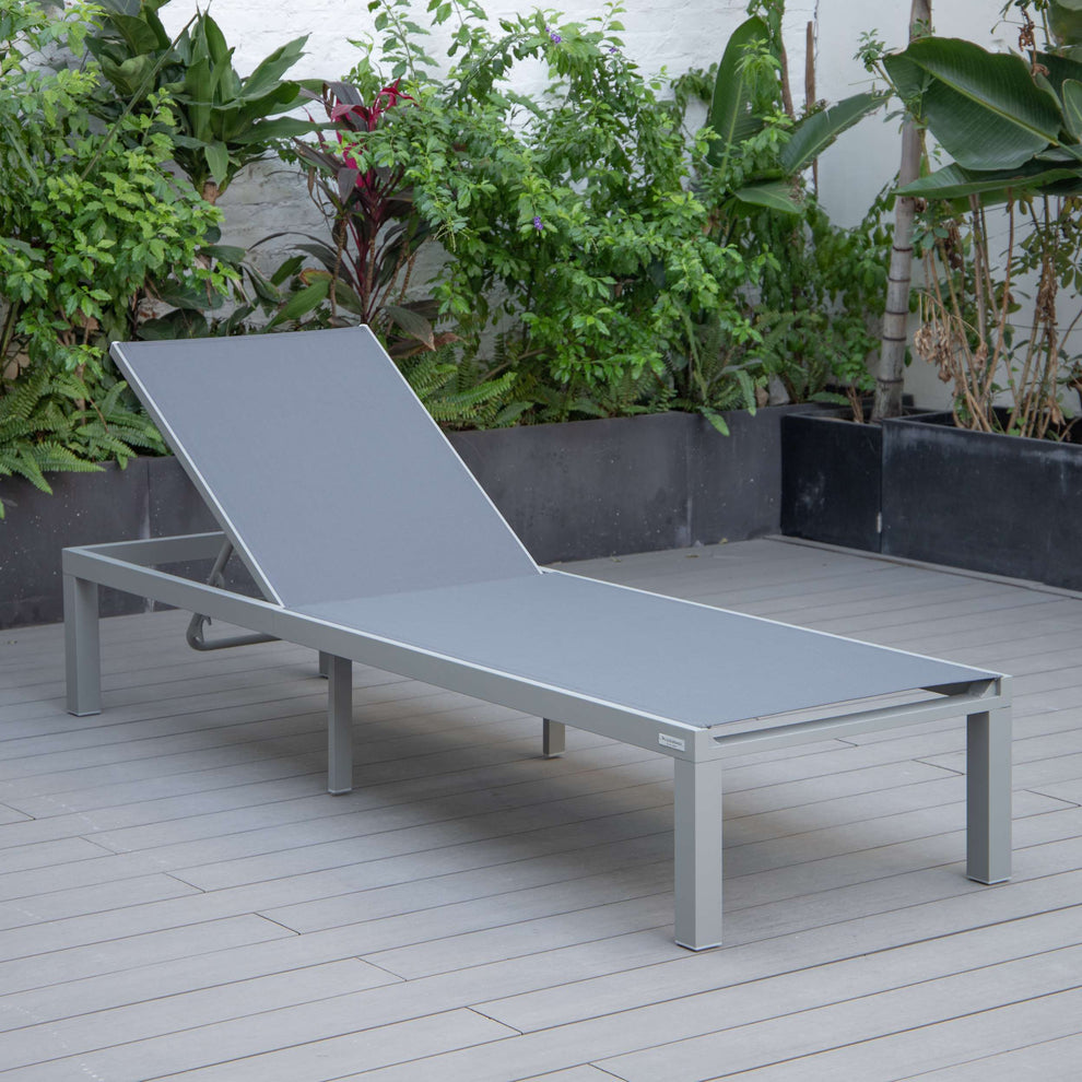 LeisureMod Marlin Modern Aluminum Outdoor Patio Chaise Lounge Chair Set of 2 - MLGRCF21-77BL2 | Outdoor Chaise Lounges | Modishstore - 53
