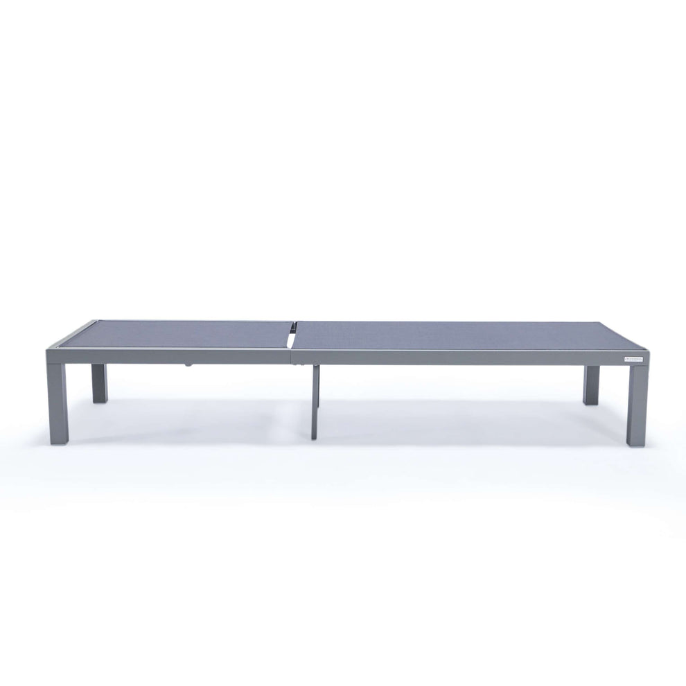 LeisureMod Marlin Modern Aluminum Outdoor Patio Chaise Lounge Chair Set of 2 - MLGRCF21-77BL2 | Outdoor Chaise Lounges | Modishstore - 48