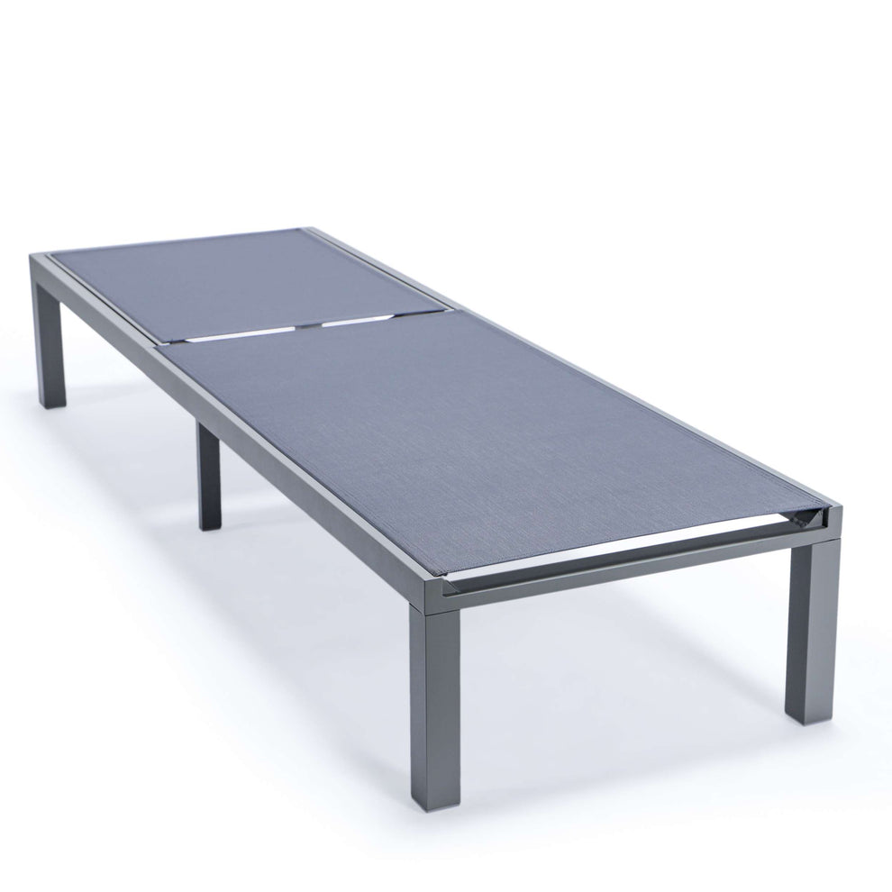 LeisureMod Marlin Modern Grey Aluminum Outdoor Patio Chaise Lounge Chair - MLGRCF21-77BL | Outdoor Chaise Lounges | Modishstore - 53
