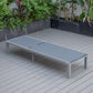 LeisureMod Marlin Modern Grey Aluminum Outdoor Patio Chaise Lounge Chair - MLGRCF21-77BL | Outdoor Chaise Lounges | Modishstore - 55