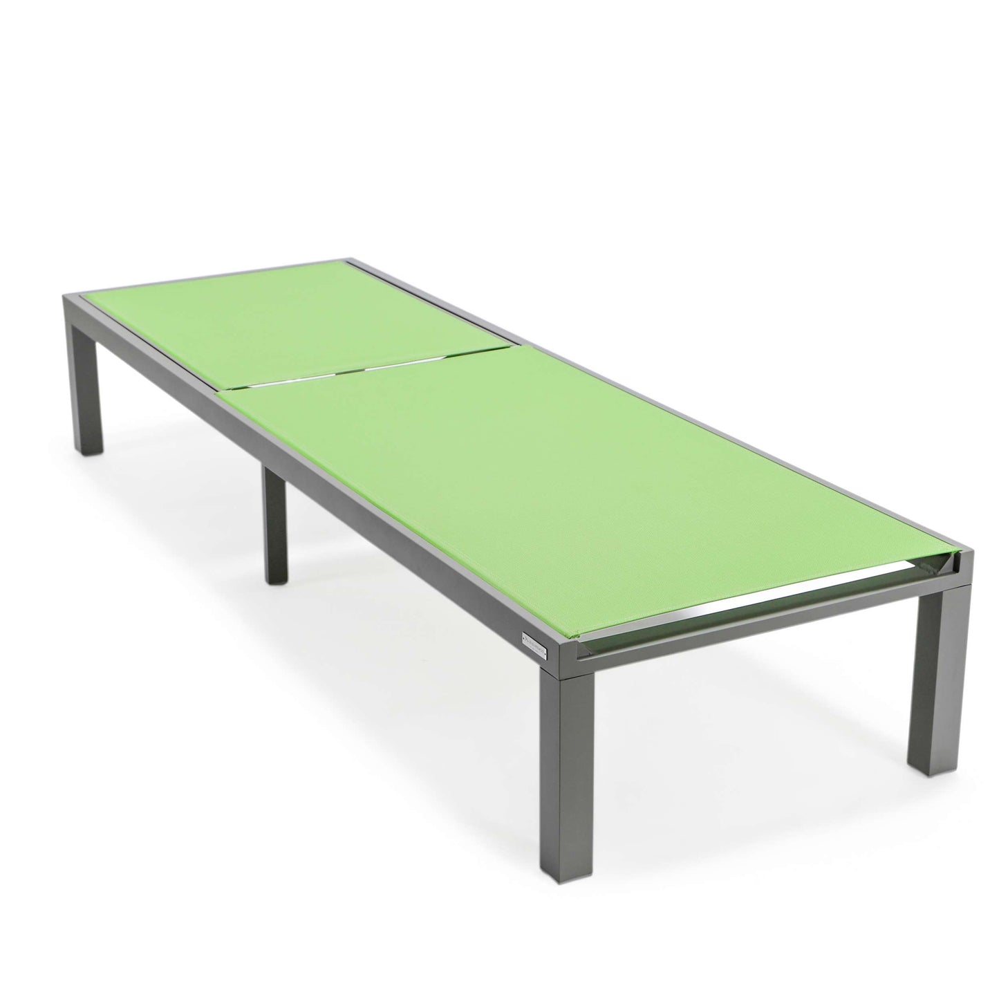 LeisureMod Marlin Modern Grey Aluminum Outdoor Patio Chaise Lounge Chair - MLGRCF21-77BL | Outdoor Chaise Lounges | Modishstore - 76